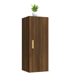 Armoire murale Chêne marron 34,5x34x90 cm Bois d'ingénierie