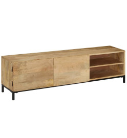 Meuble TV 145 x 30 x 41 cm Bois massif de manguier