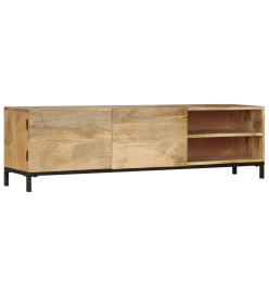 Meuble TV 145 x 30 x 41 cm Bois massif de manguier