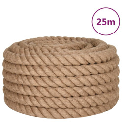 Corde de jute 25 m de long 36 mm d'épaisseur