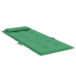 Coussins de chaise à dossier haut lot de 6 vert tissu oxford