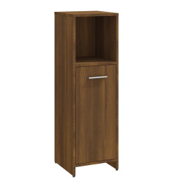 Armoire de bain Chêne marron 30x30x95 cm Bois d'ingénierie