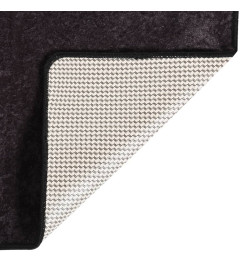 Tapis lavable antidérapant 190x300 cm Anthracite