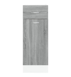 Armoire de plancher à tiroir Sonoma gris 30x46x81,5 cm