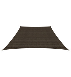 Voile d'ombrage 160 g/m² Marron 3/4x2 m PEHD