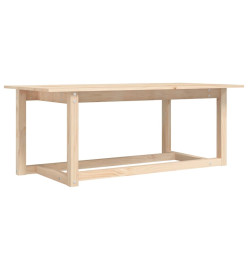 Table basse 110x55x45 cm Bois massif de pin