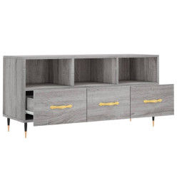 Meuble TV sonoma gris 102x36x50 cm bois d'ingénierie