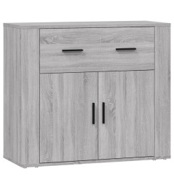 Buffet Sonoma gris 80x33x70 cm Bois d'ingénierie