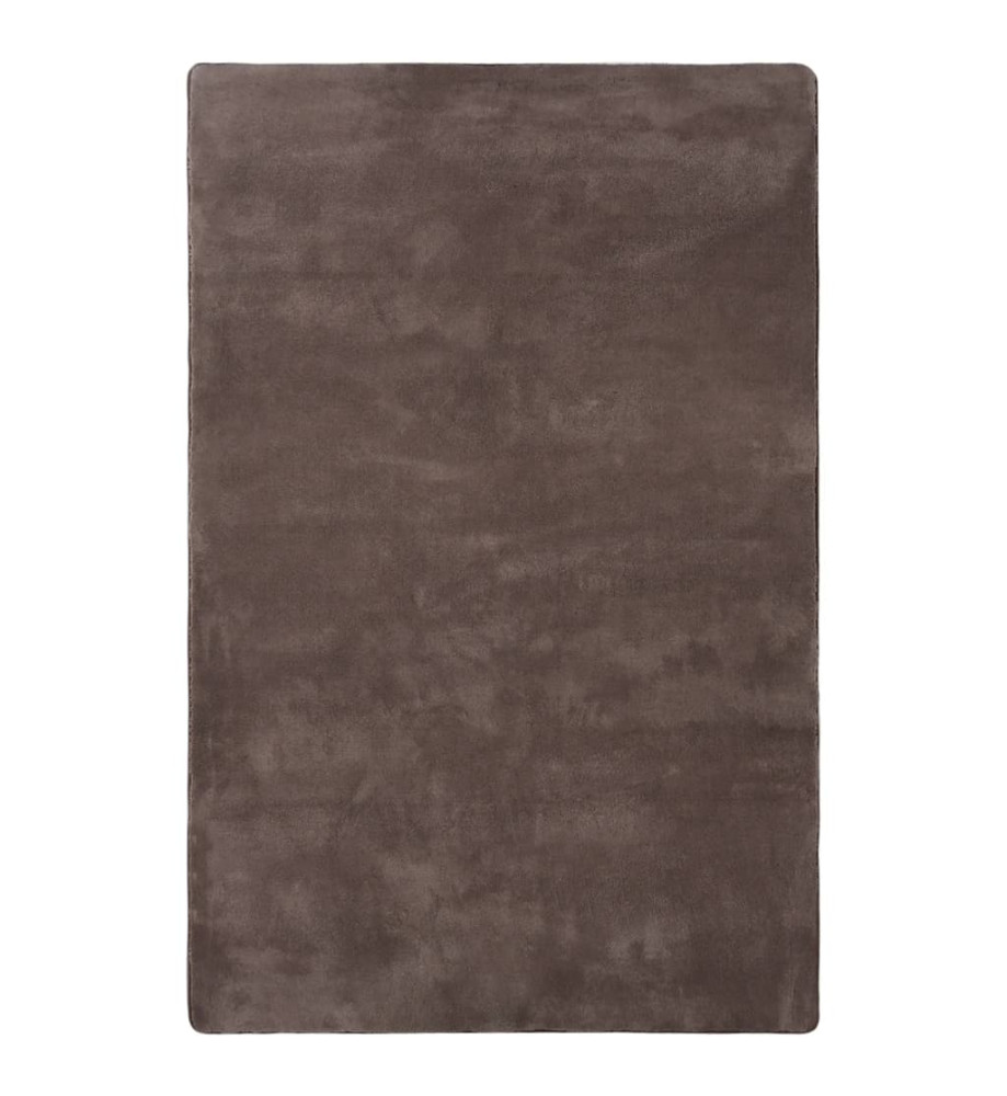 Tapis peluche Taupe 230x160 cm