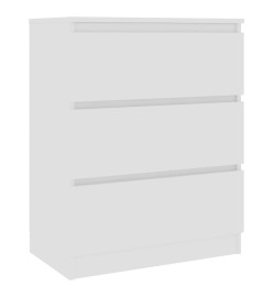 Buffet Blanc 60x35x76 cm Bois d'ingénierie