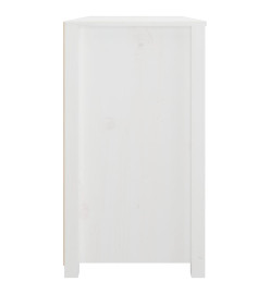 Armoire latérale Blanc 100x40x72 cm Bois de pin massif