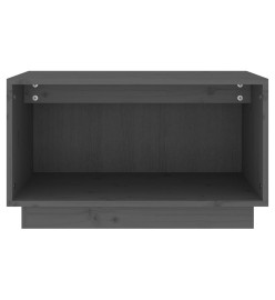 Meuble TV Gris 60x35x35 cm Bois de pin massif