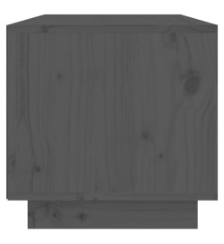 Meuble TV Gris 60x35x35 cm Bois de pin massif