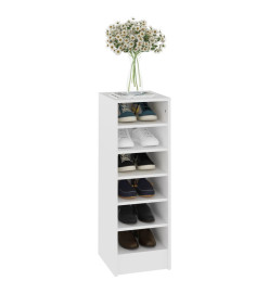 Armoire à chaussures Blanc 31,5x35x90 cm Aggloméré