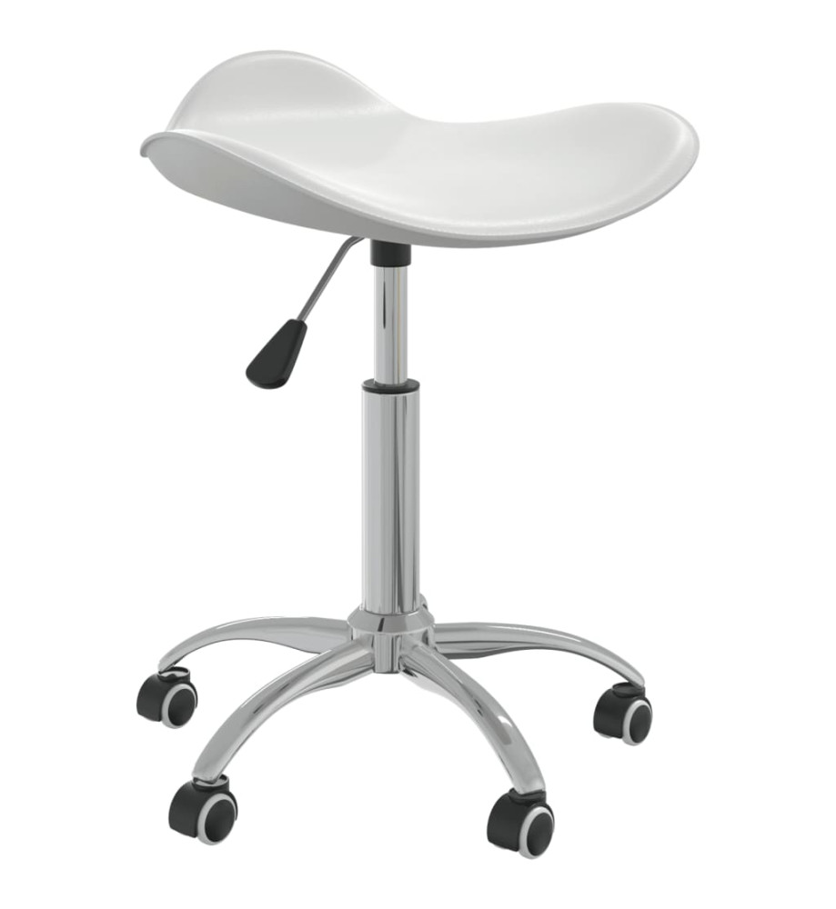 Tabouret de salon et spa Blanc Similicuir