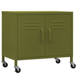 Armoire de rangement Vert olive 60x35x56 cm Acier