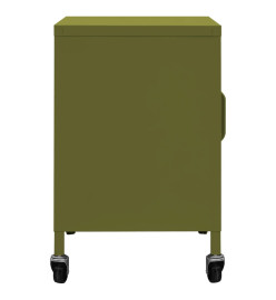 Armoire de rangement Vert olive 60x35x56 cm Acier