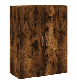 Armoire murale chêne fumé 69,5x34x90 cm