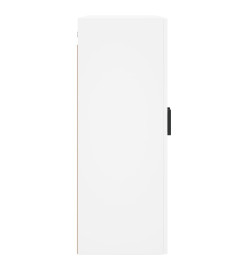 Armoire murale blanc 69,5x34x90 cm