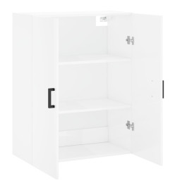 Armoire murale blanc brillant 69,5x34x90 cm