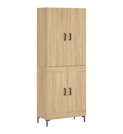 Buffet haut Chêne sonoma 69,5x34x180 cm Bois d'ingénierie