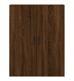 Armoire murale chêne marron 69,5x34x90 cm