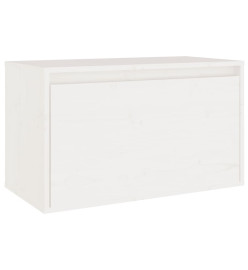 Armoire murale Blanc 60x30x35 cm Bois de pin massif