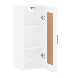 Armoire murale blanc 34,5x34x90 cm bois d'ingénierie