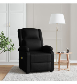 Fauteuil de massage Noir Similicuir