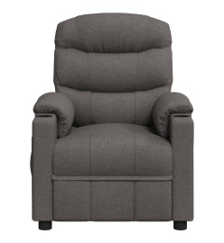 Fauteuil inclinable Gris foncé Tissu