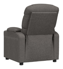 Fauteuil inclinable Gris foncé Tissu