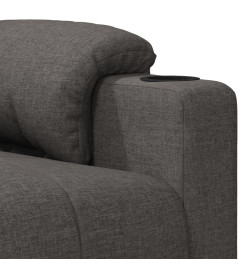 Fauteuil inclinable Gris foncé Tissu