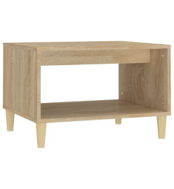 Table basse Chêne sonoma 60x50x40 cm Bois d'ingénierie