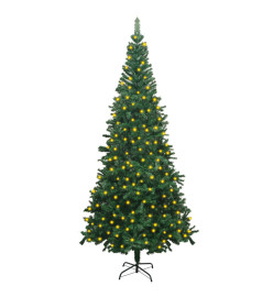 Arbre de Noël artificiel avec LED L 240 cm Vert