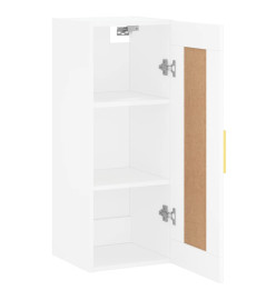 Armoire murale blanc 34,5x34x90 cm bois d'ingénierie