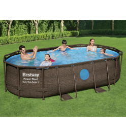 Bestway Ensemble de piscine Power Steel 427x250x100 cm