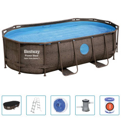 Bestway Ensemble de piscine Power Steel 427x250x100 cm