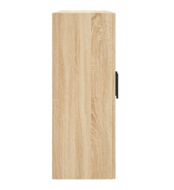 Armoires murales 2 pcs chêne sonoma bois d'ingénierie