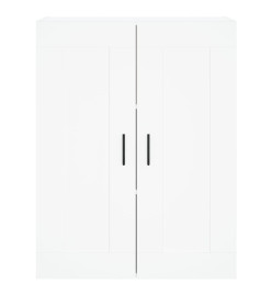 Armoire murale blanc 69,5x34x90 cm bois d'ingénierie