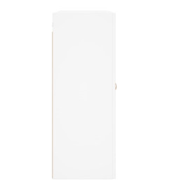 Armoire murale blanc 69,5x34x90 cm bois d'ingénierie