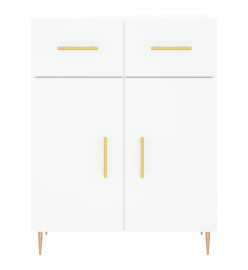 Buffet blanc 69,5x34x90 cm bois d'ingénierie