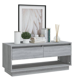 Meuble TV Sonoma gris 102x41x44 cm Aggloméré