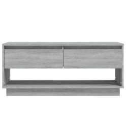 Meuble TV Sonoma gris 102x41x44 cm Aggloméré