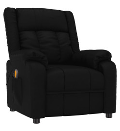 Fauteuil de massage Noir Similicuir