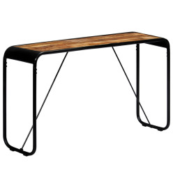 Table console 140 x 35 x 76 cm Bois de manguier massif brut