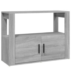 Buffet Sonoma gris 80x30x60 cm Bois d'ingénierie