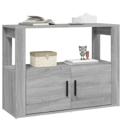 Buffet Sonoma gris 80x30x60 cm Bois d'ingénierie