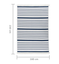 Tapis Marine 160x230 cm Coton