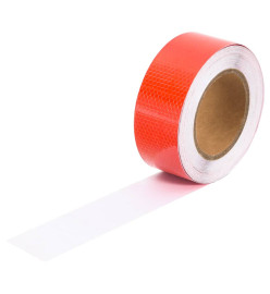 Bande réfléchissante Rouge 5 cmx20 m PVC