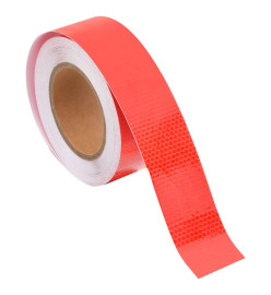 Bande réfléchissante Rouge 5 cmx20 m PVC